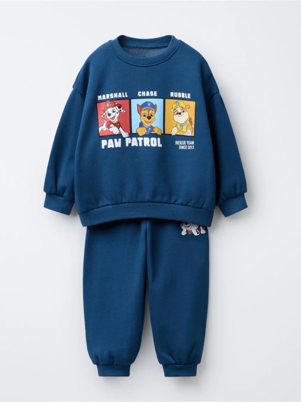 ZARA Paw Patrol Kids Blue Sweatshirt & Jogger Set, Size 1 1/2 years